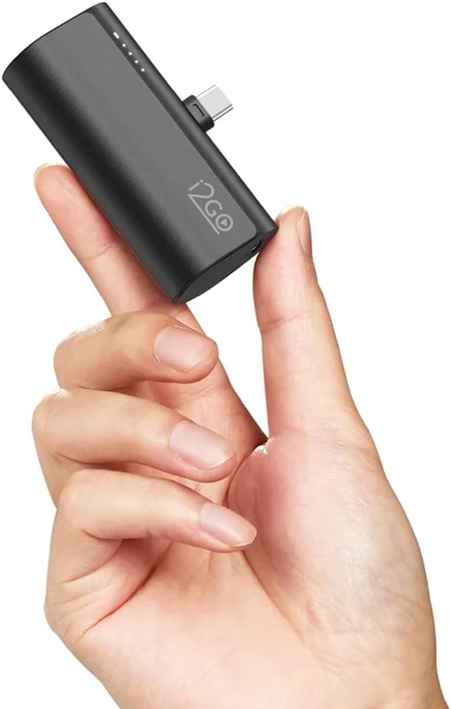 Carregador Portátil (Power Bank) i2GO Pocket 5000mAh - Modelo USB-C- Bivolt