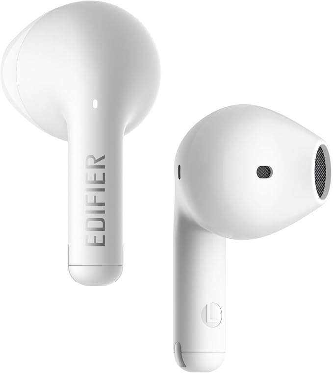 FONE TWS BLUETOOTH 5.3 A.I EDIFIER W110T - BRANCO OU PRETO, Pequeno