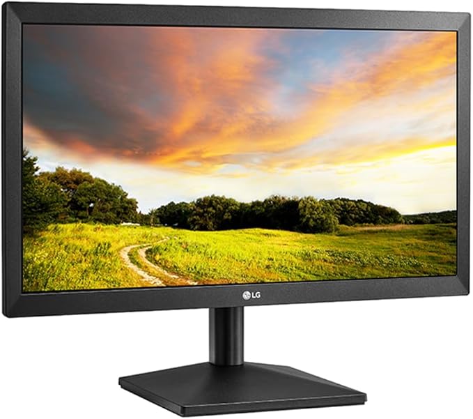 Monitor LG 19.5 LED HDMI, D-SUB ,VESA Preto 20MK400H