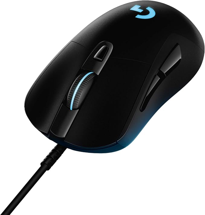 Mouse Gamer Logitech G403 HERO com RGB LIGHTSYNC, 6 Botões Programáveis, Ajuste de Peso e Sensor HERO 25K