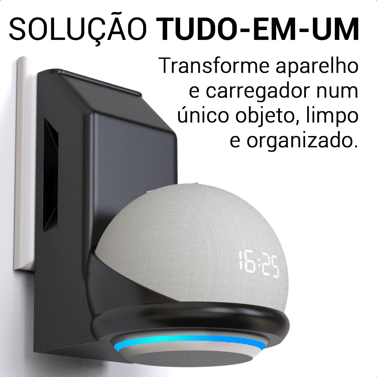 Suporte De Tomada Parede Stand Amazon Alexa Echo Dot 5
