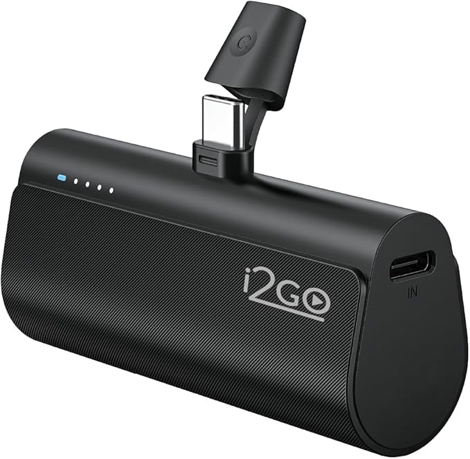 Carregador Portátil (Power Bank) i2GO Pocket 5000mAh - Modelo USB-C- Bivolt