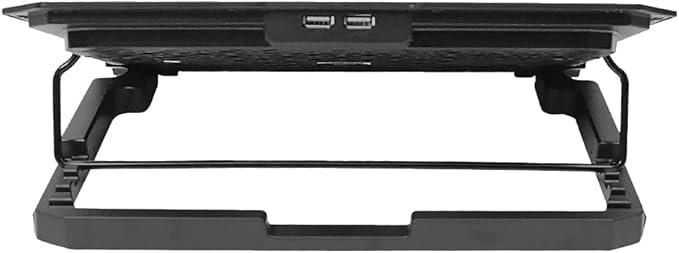 Base para Notebook Gamer NBC-70BK ate 15,6" Preto Com 5 opções de inclinação 6 ventiladores Painel digital para controle iluminação em LED
