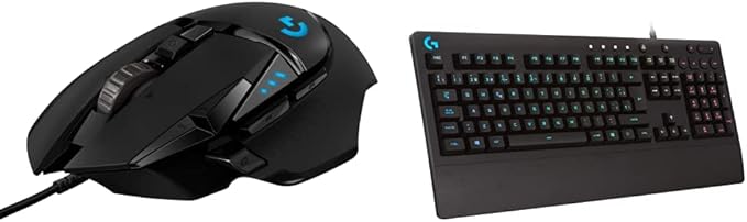 Mouse Gamer Logitech G502 HERO com RGB LIGHTSYNC, Ajustes de Peso, 11 Botões Programáveis e Sensor HERO 25K