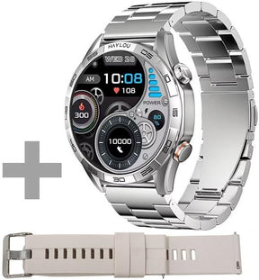 Smartwatch Haylou Solar 5, Tela Amoled 1,58 Ip68 À Prova D'água, Chamadas Bluetooth, Modelo 2025 - Prata Aço