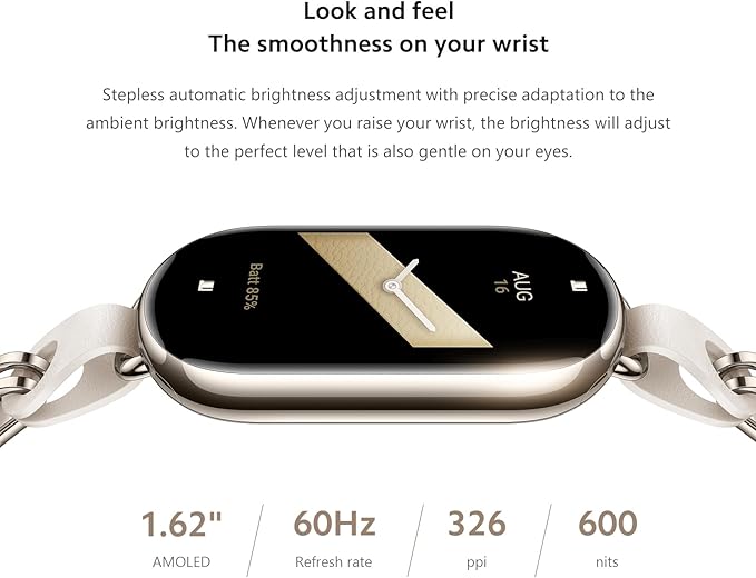 xiaomi mi band 8 versão global (ouro)