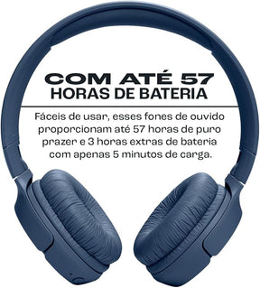 JBL, Fone de Ouvido Sem Fio, Tune 520BT, Bluetooth - Azul Visite a loja JBL