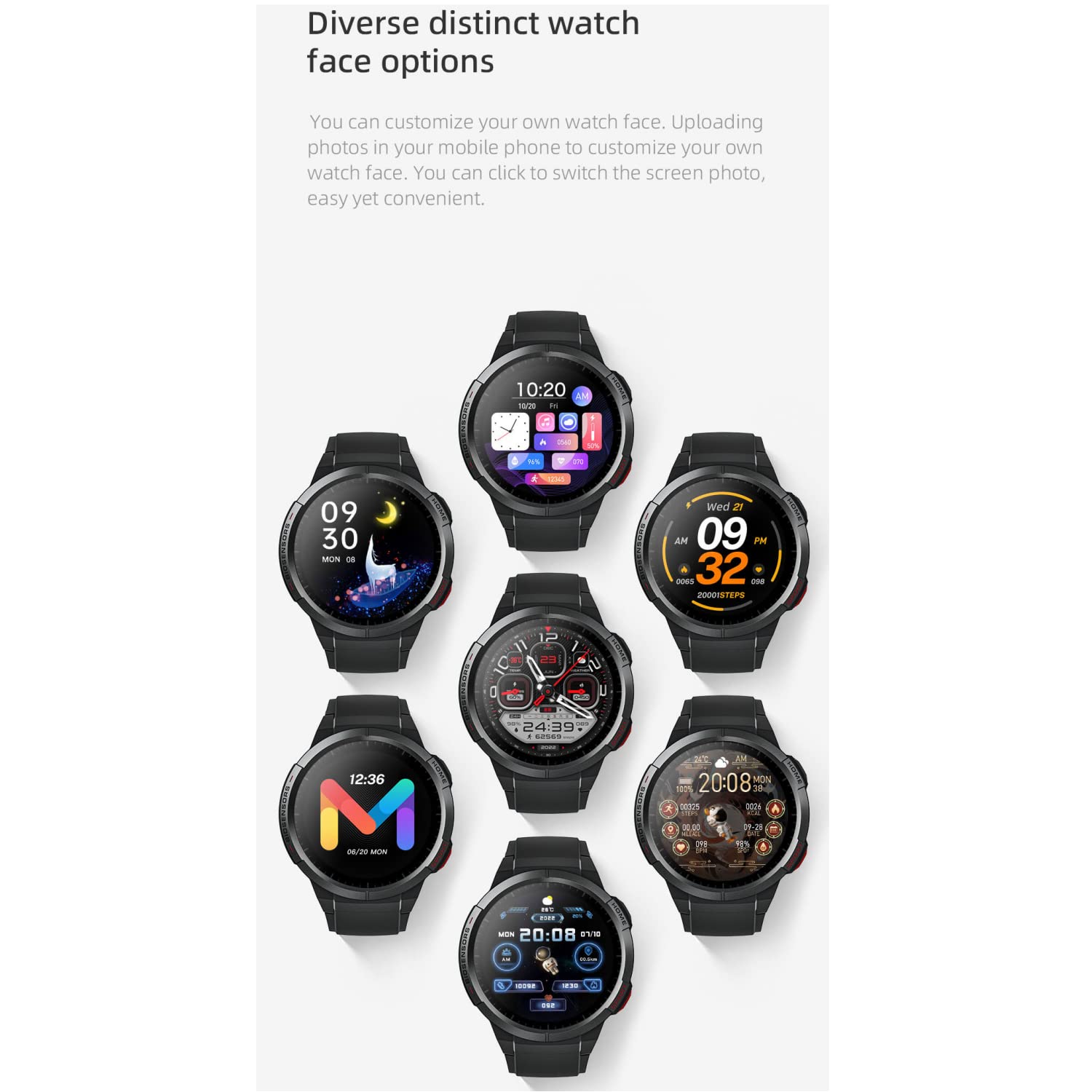 Mibro Relógio Smartwatch Mibro GS Bluetooth Tela 1.43 Preto