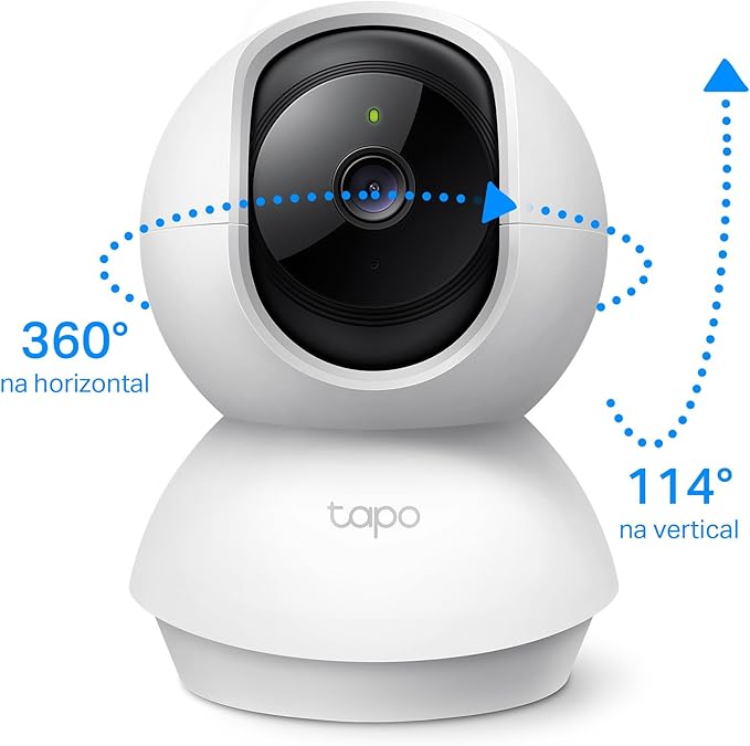 CAMERA DE SEGURANCA WI-FI 360 1080P FULL HD TP-LINK TAPO C200 BRANCO