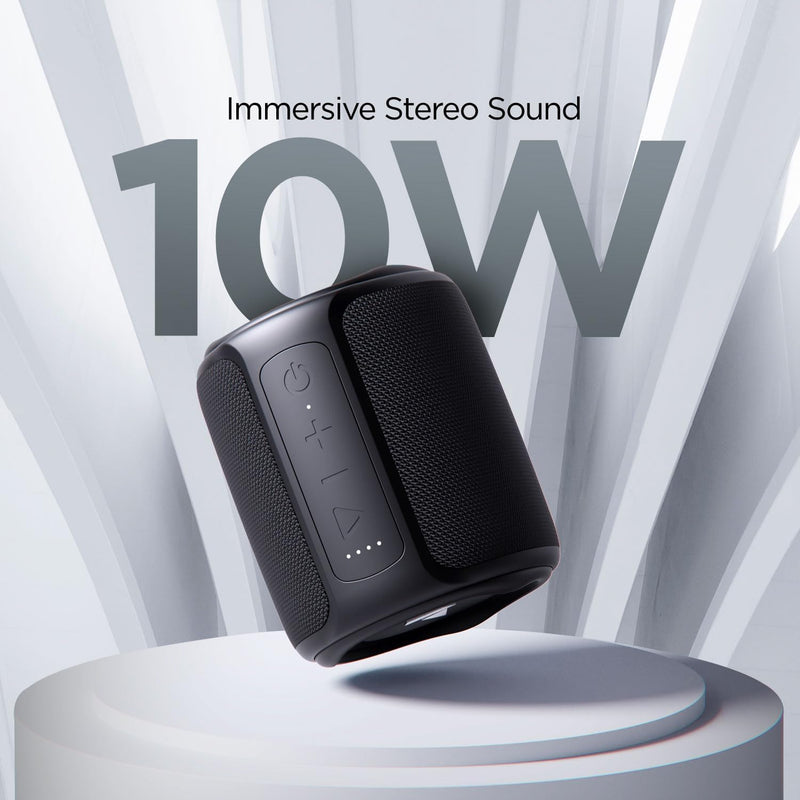 Caixa de Som Bluetooth Portátil 10W Stone 350 - boAt - PRETO