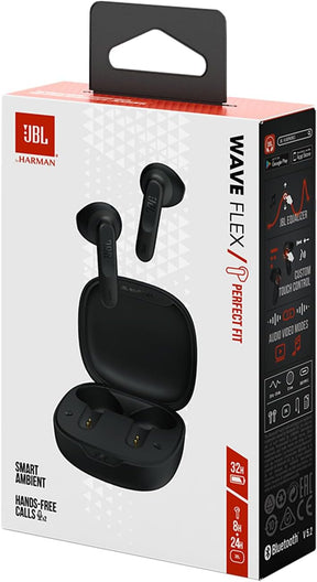 JBL, Fone de Ouvido Sem Fio, Bluetooth, Wave Flex TWS - Preto