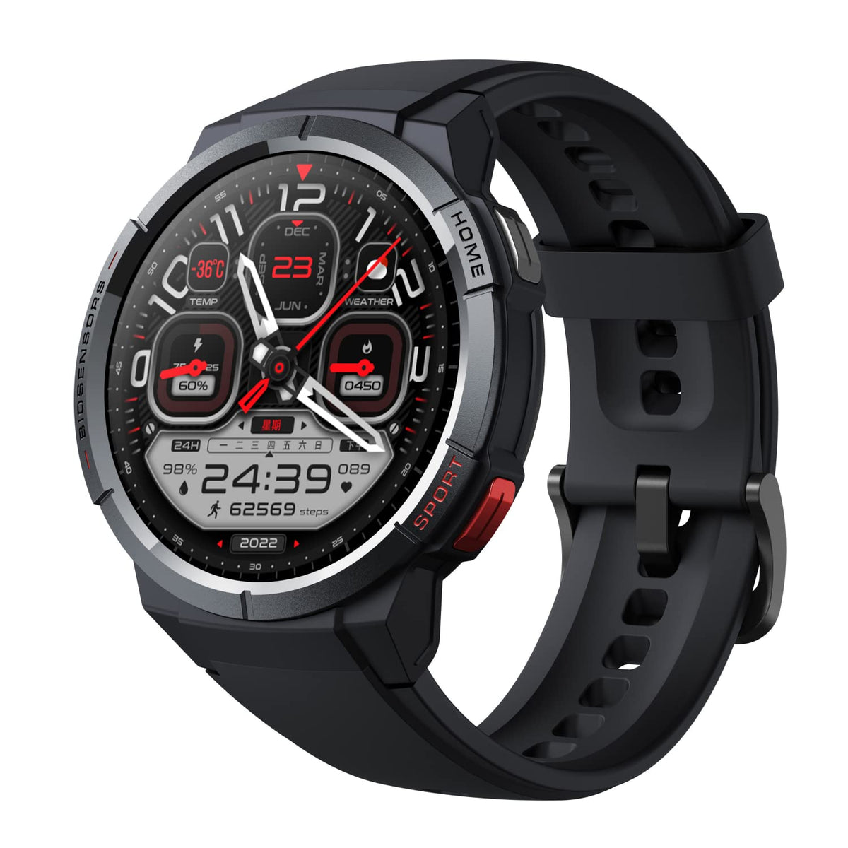 Mibro Relógio Smartwatch Mibro GS Bluetooth Tela 1.43 Preto
