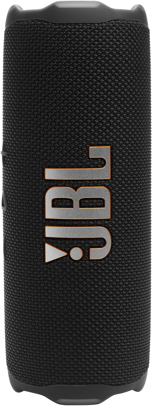 JBL Flip 7, altifalante Bluetooth portátil sem fios potente, bateria de 16h, resistente à água IP68, à prova de poeira e quedas, som Pro, AI Sound Boost, compatível com Auracast, preto