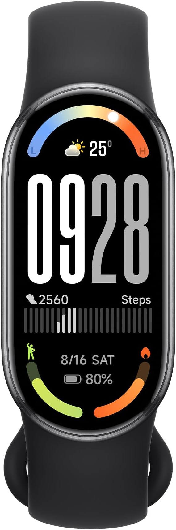 Xiaomi Mi Smart Band 10 (2025) Versão Global - Tela AMOLED de 1,75 polegadas | Vida útil da bateria de 21 dias | Tela sensível ao toque, rastreador multiesportivo, rastreador de atividades