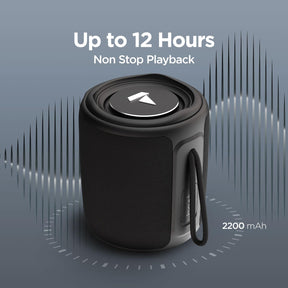 Caixa de Som Bluetooth Portátil 10W Stone 350 - boAt - PRETO