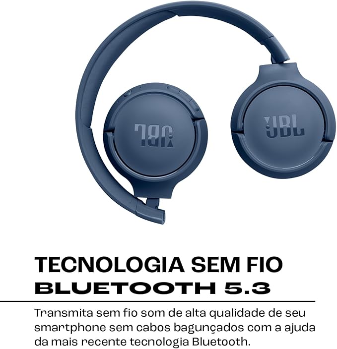 JBL, Fone de Ouvido Sem Fio, Tune 520BT, Bluetooth - Azul Visite a loja JBL