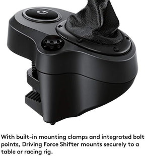 Câmbio Logitech G Driving Force - Compatível com Volantes Logitech G923, G29 e G920 para PS5, PS4, Xbox Series X|S, Xbox One e PC