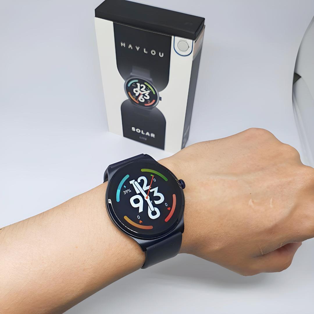 Smartwatch Solar Lite Bluetooth 5.3 Tela 1.38 pol. Bateria 10 dias Relógio Inteligente Classificação Ip68 Notificações Inteligentes Compatível Android e Ios - No Brasil