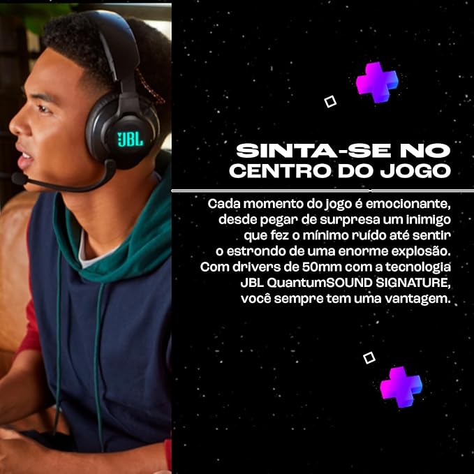 JBL, Headset Gamer, Quantum 610, Wireless - Preto