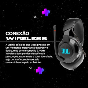 JBL, Headset Gamer, Quantum 610, Wireless - Preto