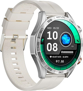 Smartwatch Haylou Solar 5, Tela Amoled 1,58 Ip68 À Prova D'água, Chamadas Bluetooth, Modelo 2025 - Prata