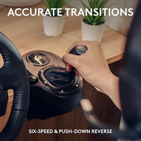 Câmbio Logitech G Driving Force - Compatível com Volantes Logitech G923, G29 e G920 para PS5, PS4, Xbox Series X|S, Xbox One e PC