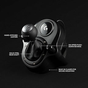 Câmbio Logitech G Driving Force - Compatível com Volantes Logitech G923, G29 e G920 para PS5, PS4, Xbox Series X|S, Xbox One e PC