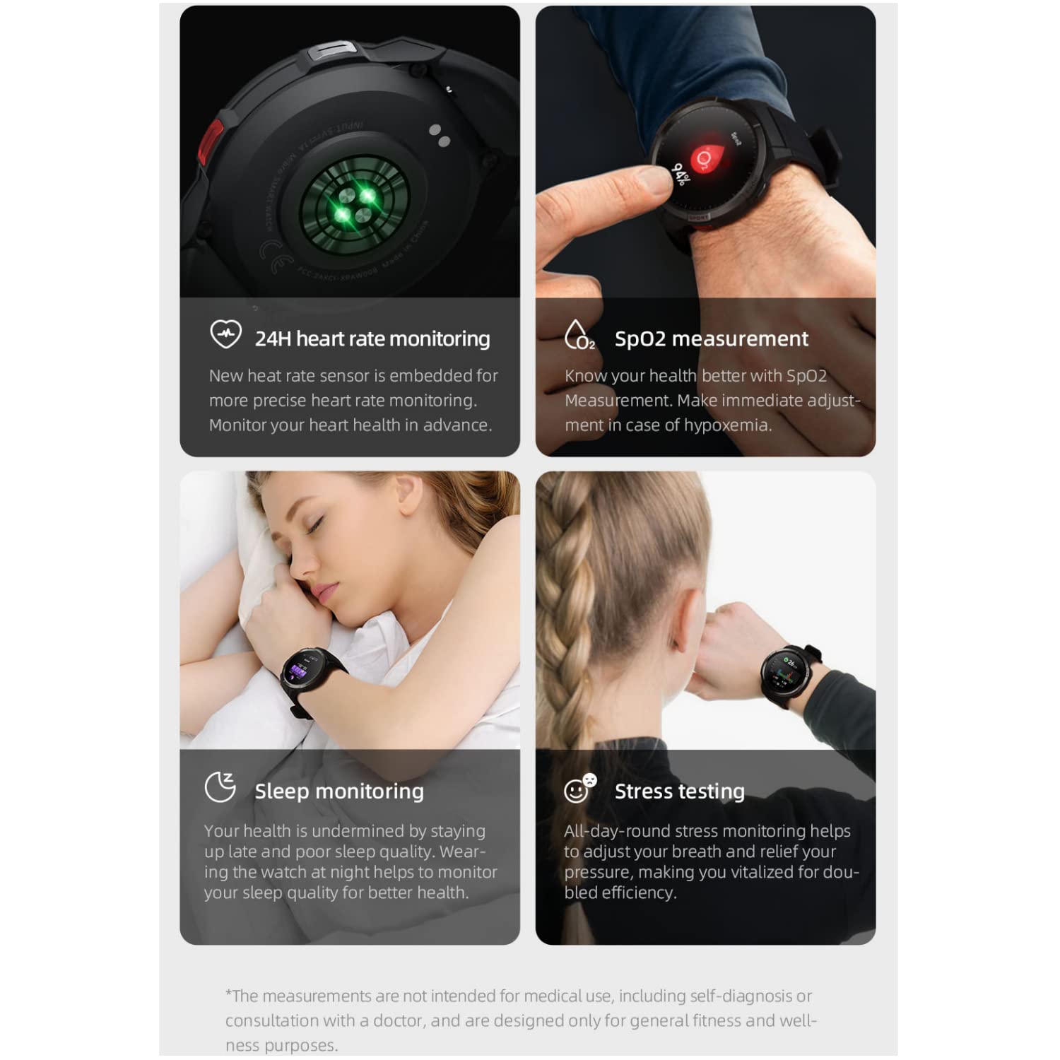 Mibro Relógio Smartwatch Mibro GS Bluetooth Tela 1.43 Preto