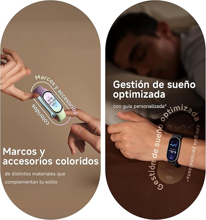 Xiaomi Mi Smart Band 10 (2025) Versão Global - Tela AMOLED de 1,75 polegadas | Vida útil da bateria de 21 dias | Tela sensível ao toque, rastreador multiesportivo, rastreador de atividades