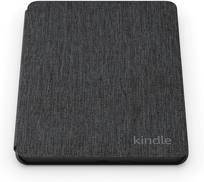 Capa de tecido para Novo Kindle Paperwhite, leve, dobrável e resistente a água – Cor Preta