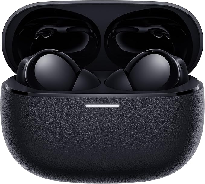 Xiaomi Redmi Buds 5 Pro, fones de ouvido Bluetooth, áudio imersivo integrado, qualidade de áudio de alta resolução, cancelamento de ruído ativo, controles de toque (Preto)