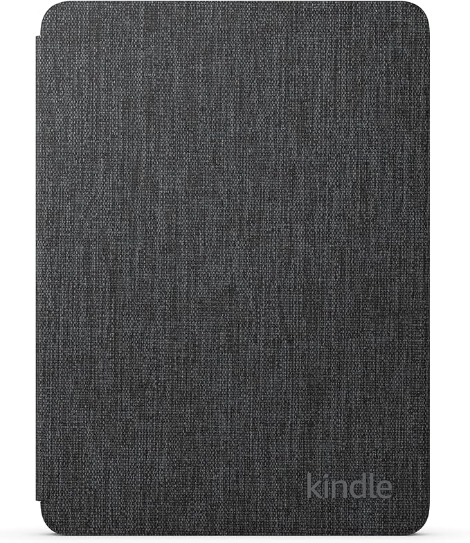 Capa de tecido para Novo Kindle Paperwhite, leve, dobrável e resistente a água – Cor Preta